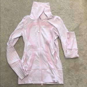 Lululemon striped full zip jacket